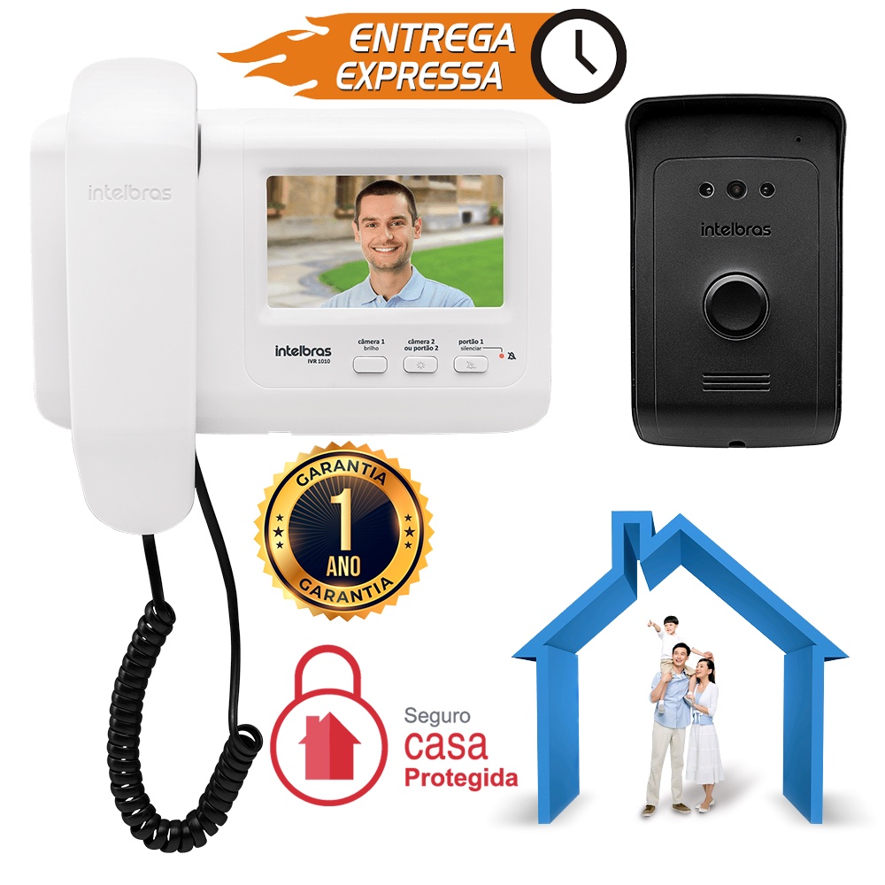 VÍDEO PORTEIRO INTELBRAS IVR 1010 - Escorrega o Preço