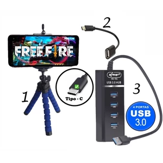 Kit Mobilador Hub USB 2.0 ou 3.0 Para Celular e Pc Bom Para Teclado Mouse em Oferta na Shopee