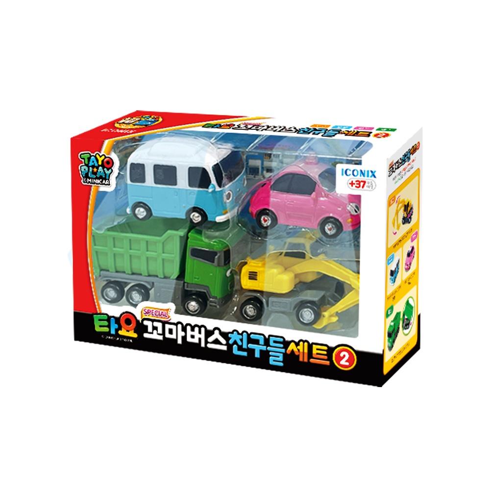 Tayo The Little Bus - Special No.3 Mini Bus 4 Pcs Set /Ruby, Chris, Speed, Billy