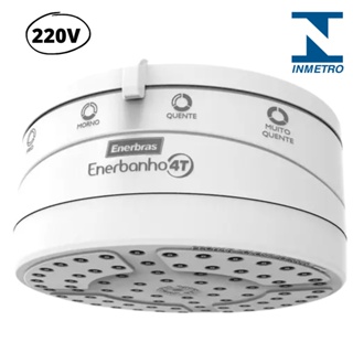 Chuveiro com Conexão Hidráulica Azul 110V - ENERBRAS-PRATIK3AZ