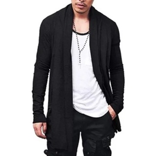 Blusa de store frio longline masculina