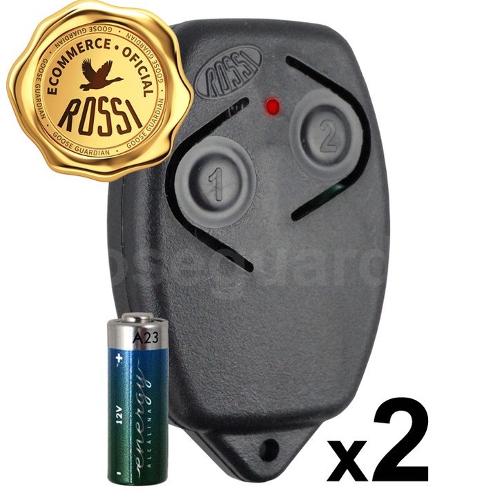 Kit 2x Controle Remoto Portão Rossi 433 Mhz Hcs