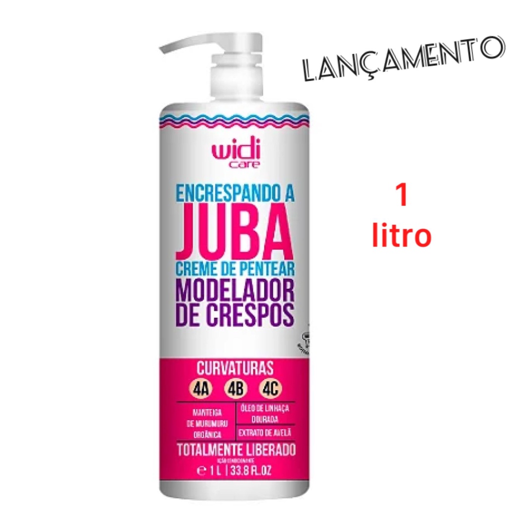 Encrespando A Juba Creme De Pentear 1 Litro - Widi Care