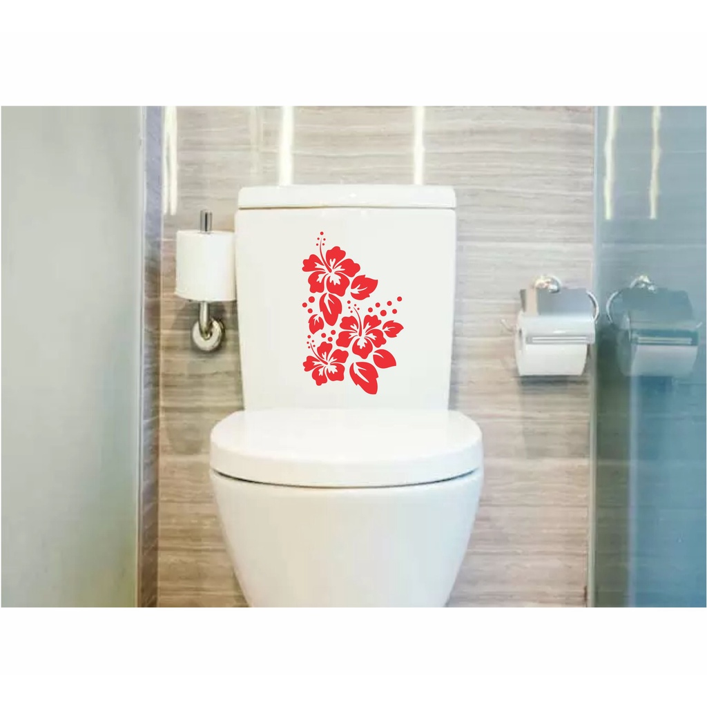 Adesivo Vaso Sanitário Flores | Floral | Shopee Brasil