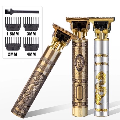 Máquina De Cortar Cabelo Para Barba Masculina Designer Aleatório Elétrico Profissional