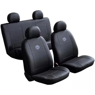 Capa Carro Banco Ela´stico Fácil Instalação Couro Courvin Modelo Universal Volkswagen Gol Fox CrossFox Parati