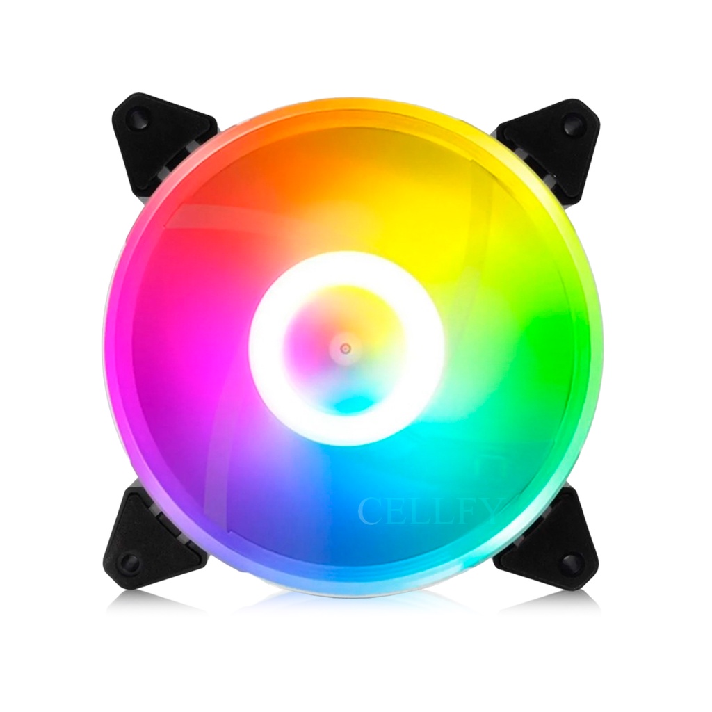 Cooler Fan Rgb 120mm Pc Gamer Fan Gabinete Kcool 3+4pinos - Knup ...