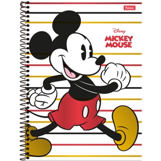 Caderno universitário 1 matéria Mickey estampas diversas (1 unidade) – FORONI