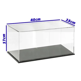 Expositor Caixa Acrílica Para Coleção Vitrine 40x15x17(a)cm