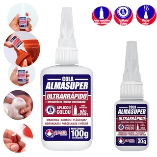 Cola Instantânea Ultrarrápido Almasuper Alta Qualidade e Desempenho em Oferta na Shopee