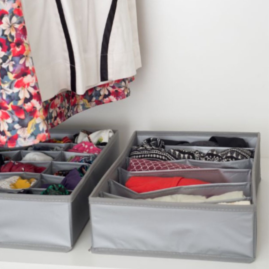 Organizador de sutiã com 6 divisórias dobravel organizador de gaveta ...