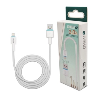 Cabo USB para iPhone Lightning 3,0A 1m rápido OHEY