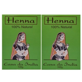 Henna Composta Casa da Índia Kit 2 UND em Oferta na Shopee
