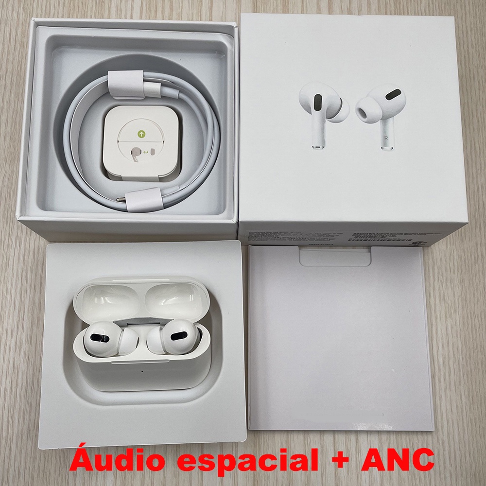 Fone De Ouvido Sem Fio Airpods Pro 2 Áudio Espacial ANC TWS 1562A