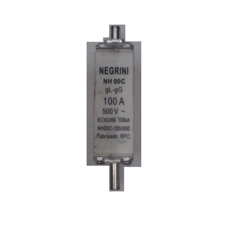 FUSIVEL RETARDADOS NH 00C GL-GG 100A 500V - NEGRINI | Shopee Brasil