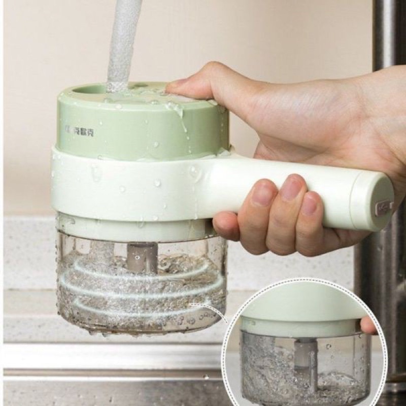 Mini Processador Triturador Sem Fio Elétrico De Alimentos Para Legumes Alho Gengibre-22020