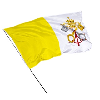 Bandeira do Brasil e Vaticano 130x90cm - usedons