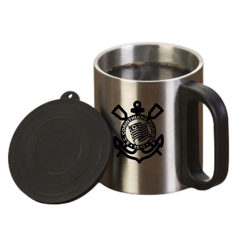 Caneca De Inox 180ml Personalizado c/ seu nome