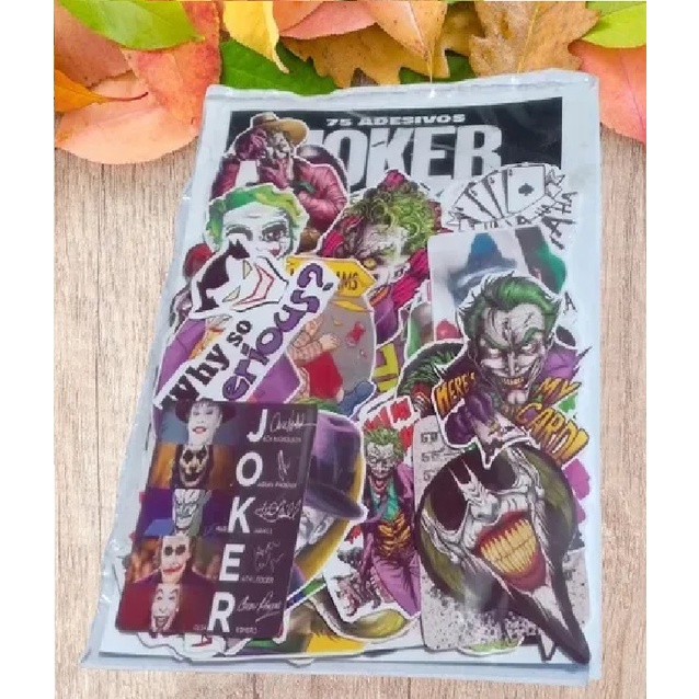 75 Adesivos Joker Coringa Sem Repetição