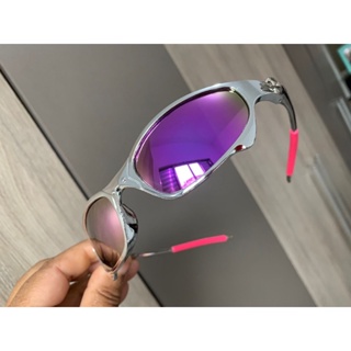 óculos de sol Juliet Oakley Cinza Feminino e Masculino Metal - XT7823