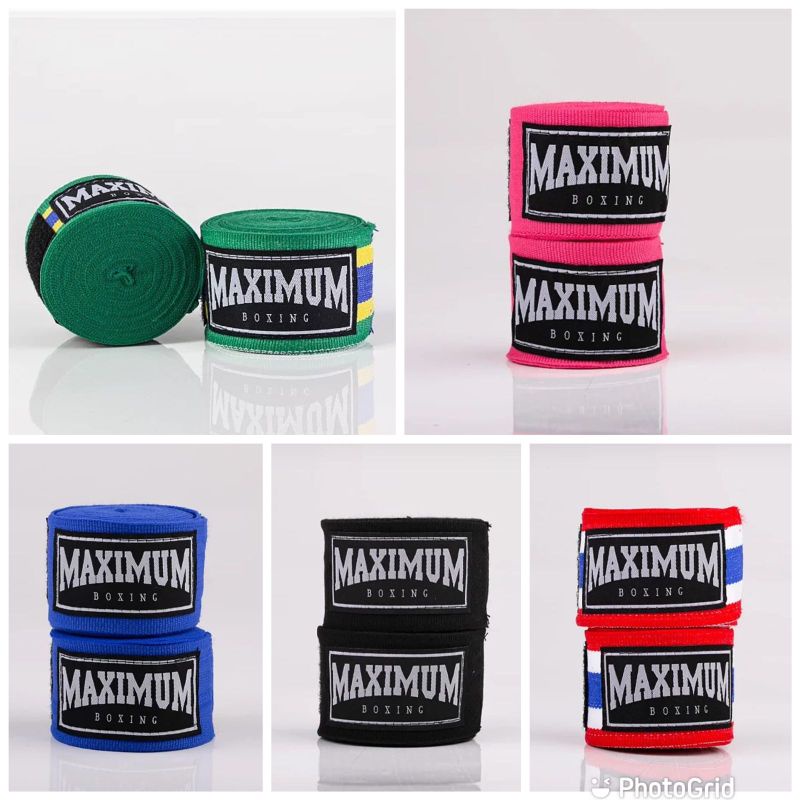 Bandagens Maximum Boxe Muay Thai (o par)