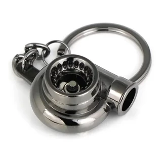 Chaveiro Turbina Cromado Metal Pronta Entrega