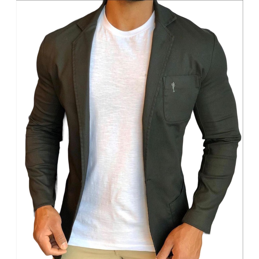 Blazer zip best sale off masculino