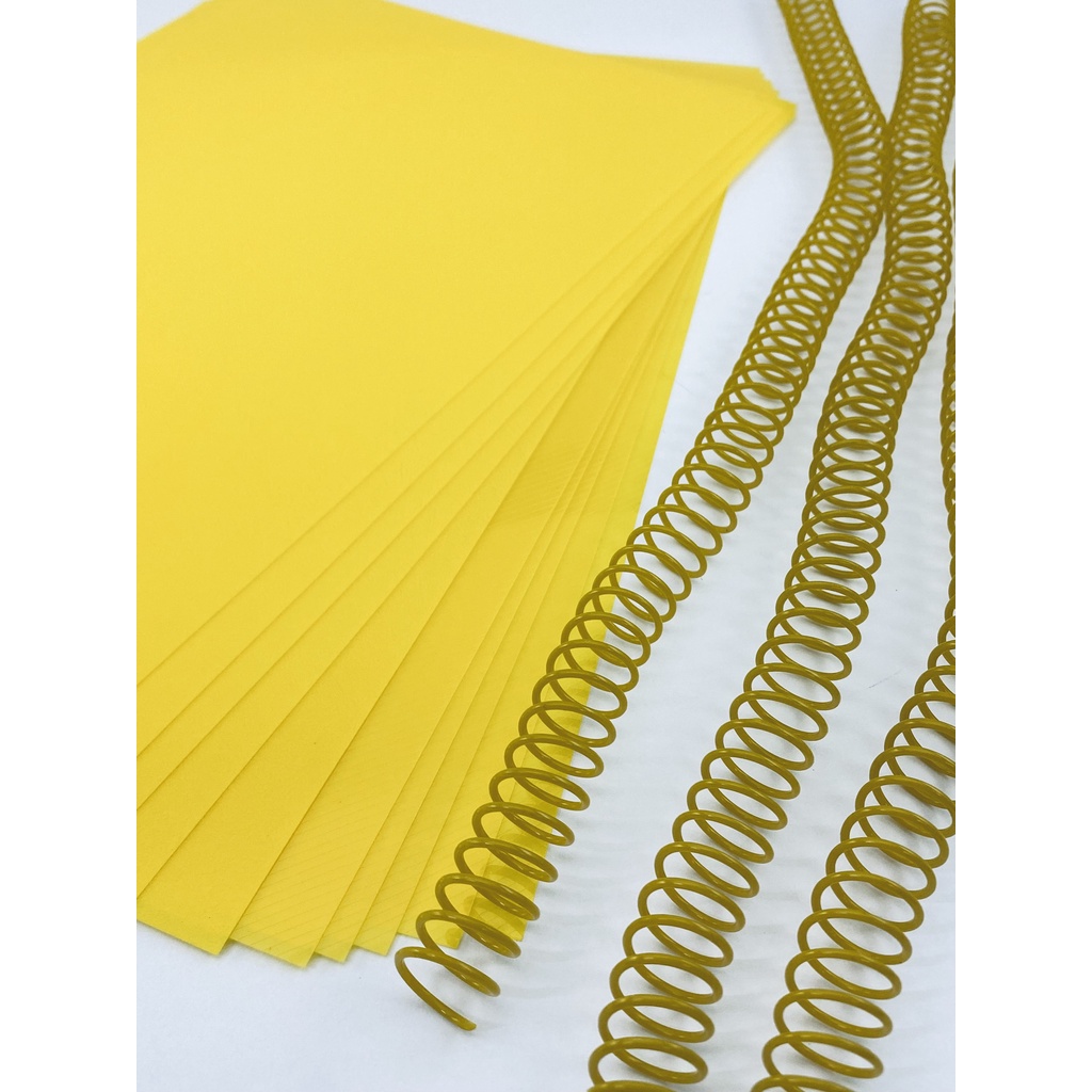 Kit Capa + Contracapa + Espiral (A4) 25 capas +25 contracapas +25 ...