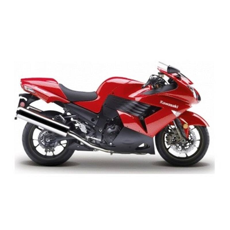 Miniatura Moto Kawasaki Ninja ZX-14R - Vermelha - 1:18 - Maisto