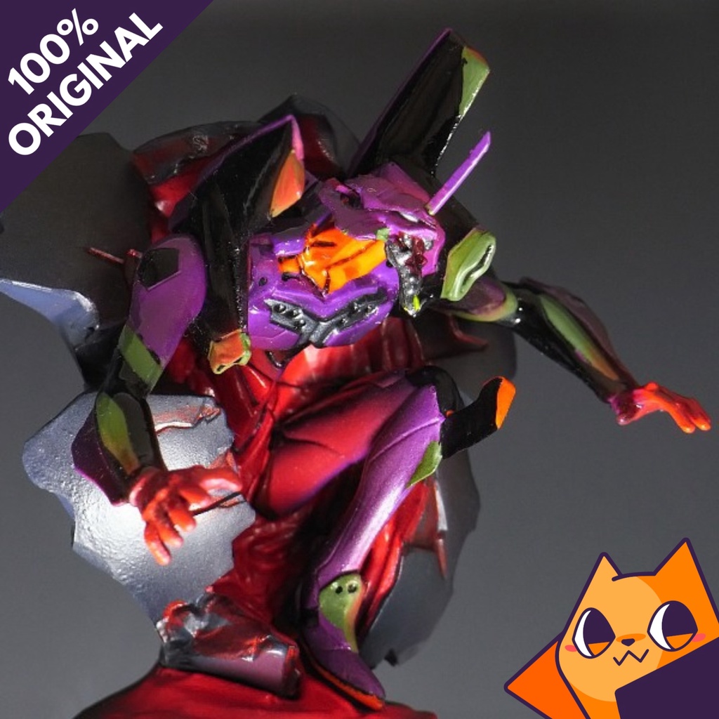 Gashapon Trading Figure EVA-01 VS Leliel - ENTRY Capsule Series Vol. 4 Magma Diver - Shin Seiki Evangelion (K&M)