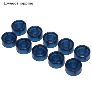 Lovegoshopping 10pcs footswitch topper Plástico Pára-Choques Efeito Guitarra pedal Tampa De Unhas
