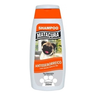 Shampoo Antisseborreico Matacura Para Cães 200ml