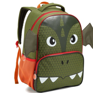 Mochila Infantil Masculina Escolar de Costas Dragão