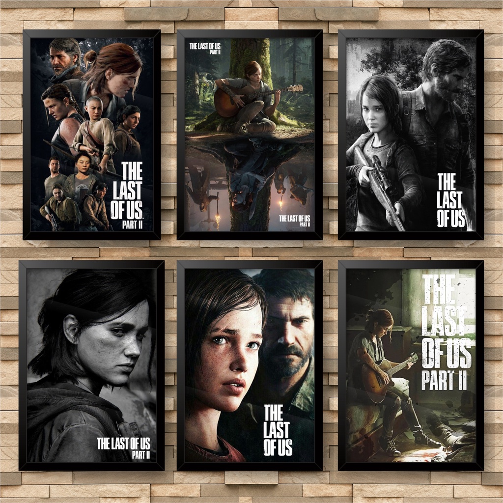 Placa Decorativa Quadrinho The Last Of Us 2 Ellie Vs Abby