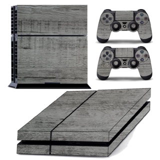Skin PS4 Fat Playstation Adesivo Pelicula Protetora Wood Marbella
