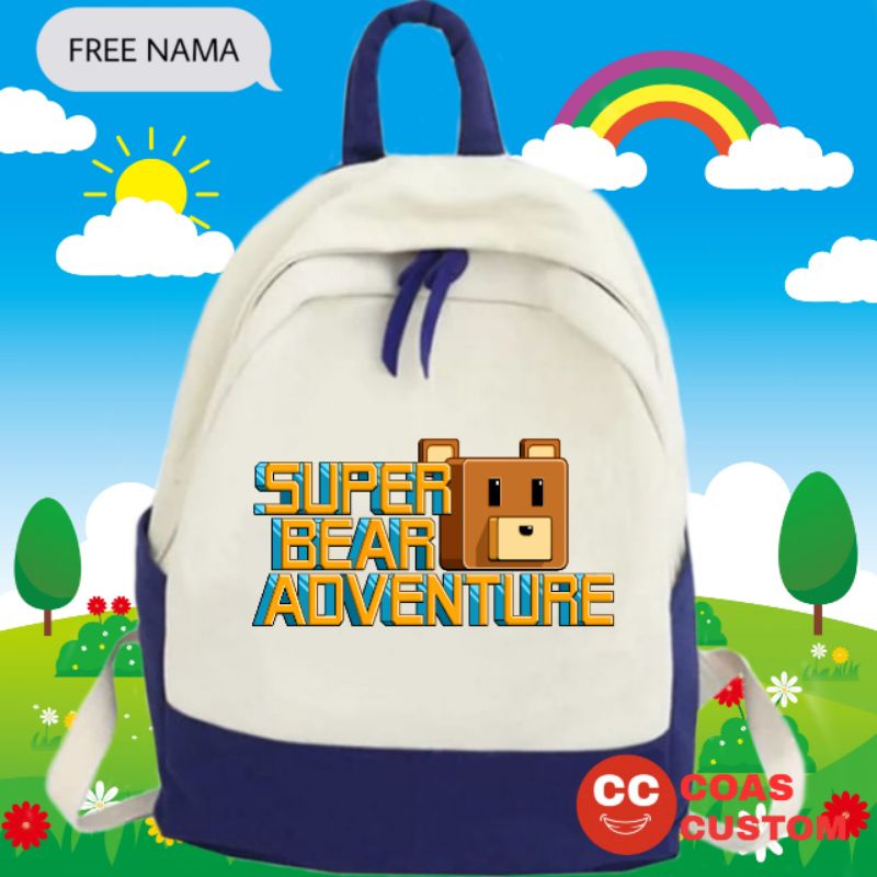 Mochila Escolar Super BEAR ADVENTURE