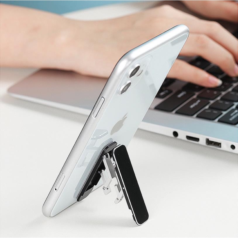 Suporte Para Celular Tablet Metal Dobrável Portátil Autocolante ...