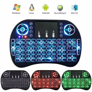 Mini Teclado Controle Sem Fio Para Smart Tv Pc