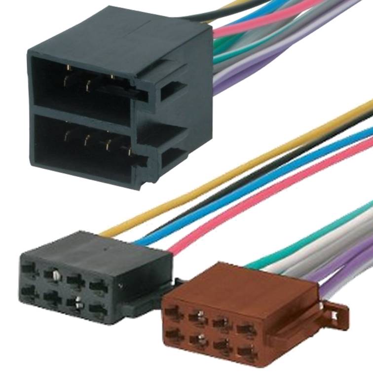 Kit Conector som automotivo Chicote Plugue 16 Vias Macho + Femea 5kit ...