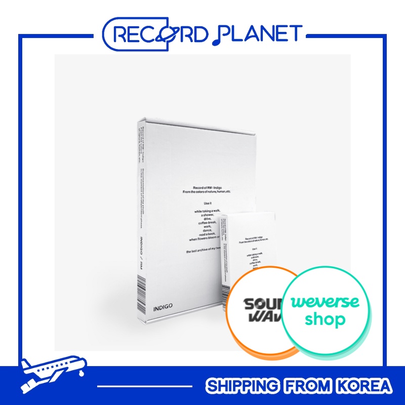 POB] RM (BTS) - INDIGO The 1st Solo Album | Shopee Brasil