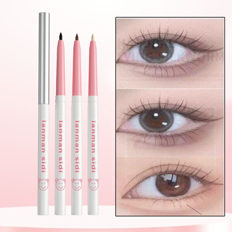 Eye Shadow Eyeliner Cosméticos Maquiagem Dos Olhos Ferramentas De Beleza Caneta De Bicho-Da-Seda De Longa Duração À Prova D'água Chá Marrom