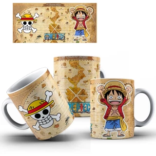Caneca One Piece de Porcelana Vários modelos