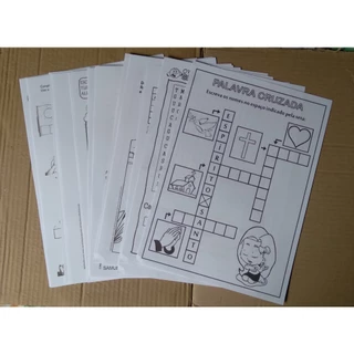 Kit Atividades Bíblicas Para o Infantil com 40 Folhas
