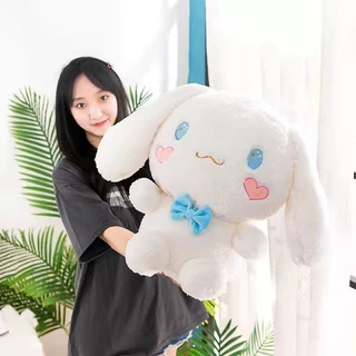 Novo Estilo Sanrio Kawaii Cinnamoroll Cachorro Pelúcia Brinquedos Travesseiro Animais De Conforto Bonecas Macias Crianças Aniversário Desenho Animado Anime Brinquedo TMDD