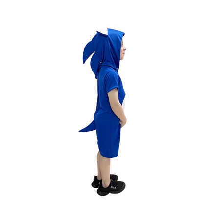Fantasia Infantil Luxo Tails Sonic