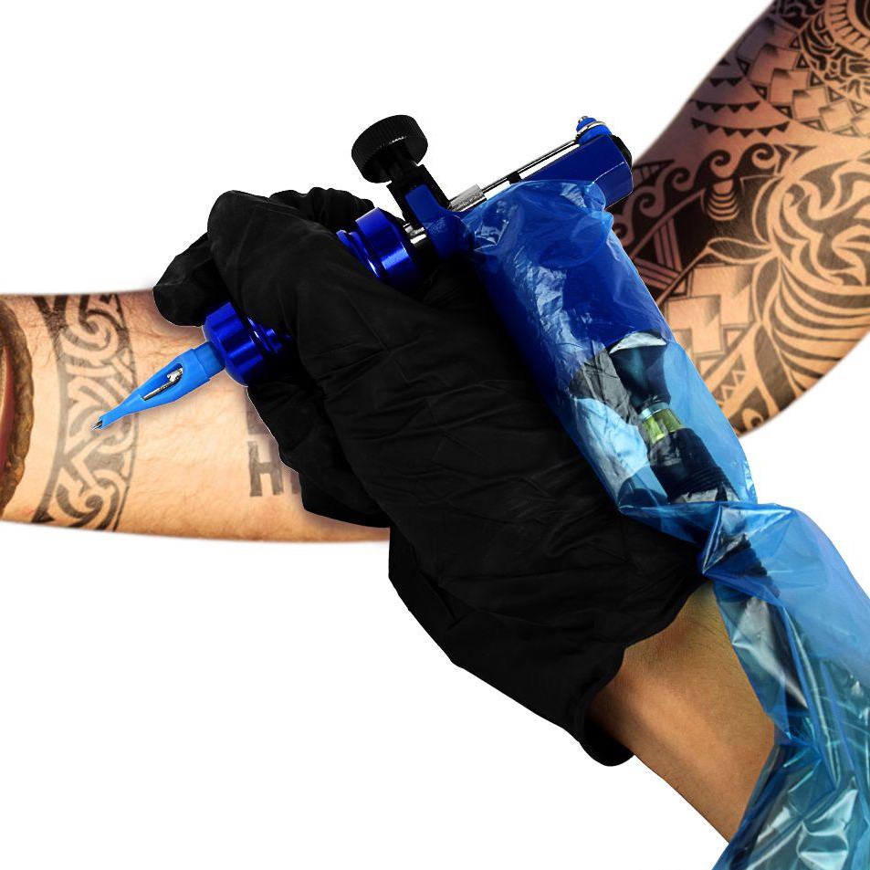 Saco Protetor Clip Cord Descartável - Saco para Cabo de Tatuagem - Protetor de Clip Cord de Tatuagem