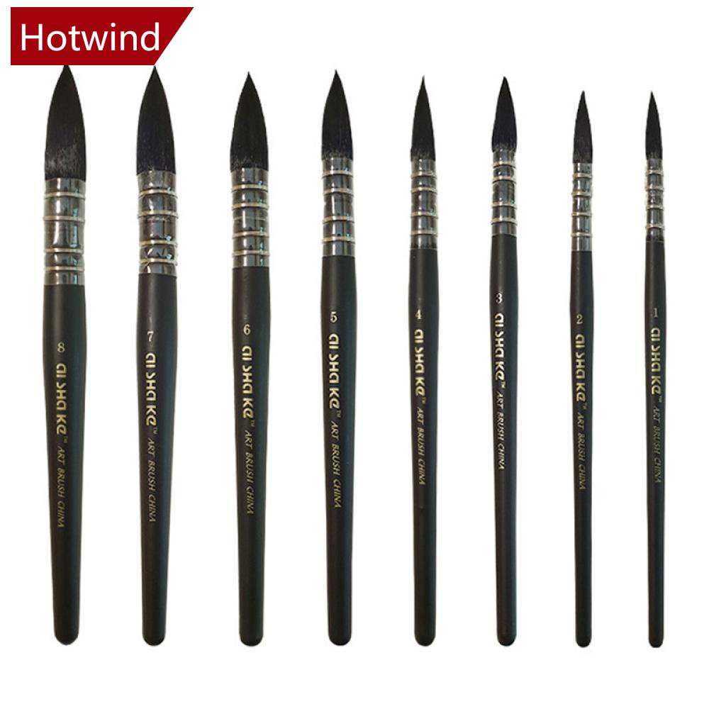 HOTWIND Pincel Profissional De Aquarela Para Pintura Gouache A Óleo Suprimentos De Desenho E7S9