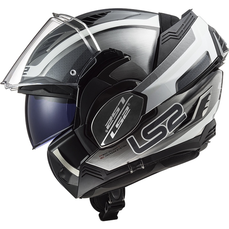 Capacete Ls2 Valiant 2 FF900 Orbit Articulado Robocop Escamoteavel ...