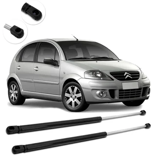 Kit Par Amortecedor Tampa Traseira Citroen C3 2003 A 2012