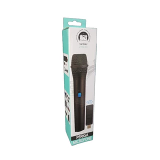 Microfone Sem Fio Uhf 3.5mm 6.35mm Karaoke Mic Com Receptor Usb vt-m59